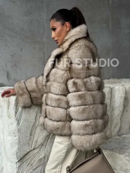 Шуба из песца - фото 6