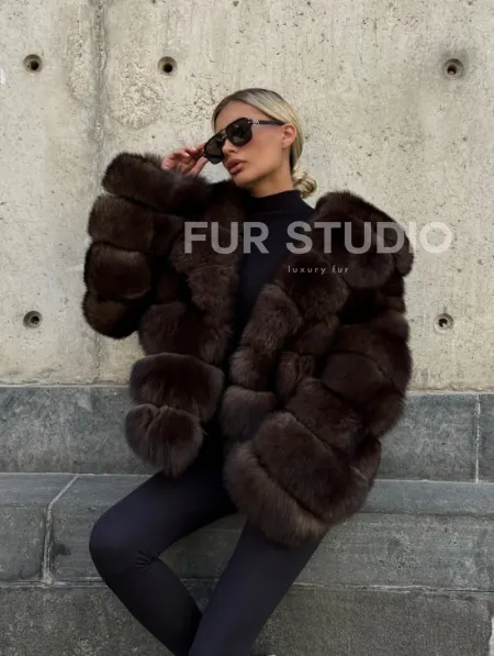 Шуба под соболь - фото 13