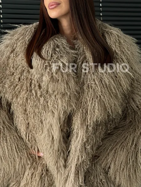 Полушубок из ламы - фото 1