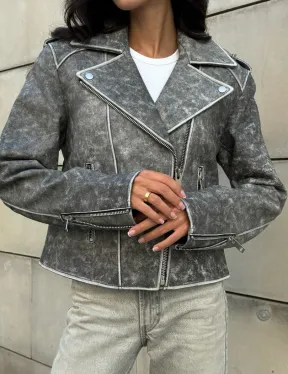 Косуха из натуральной кожи  VINTAGE COLLECTION - фото 8