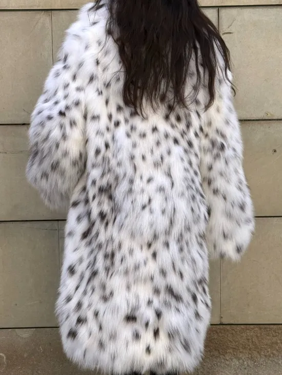 Шуба из меха лисы под рысь ручная работа Trend 2024 - фото 2