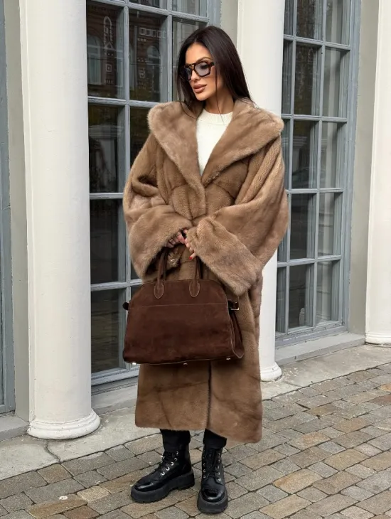 Норковая шуба из аукционной норки -  style 