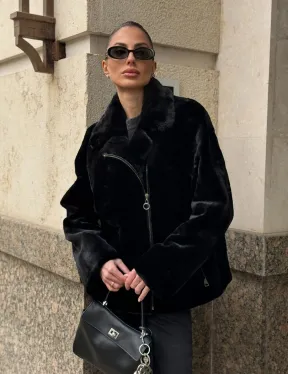 Норковая куртка - косуха из меха стриженой норки - фото 7