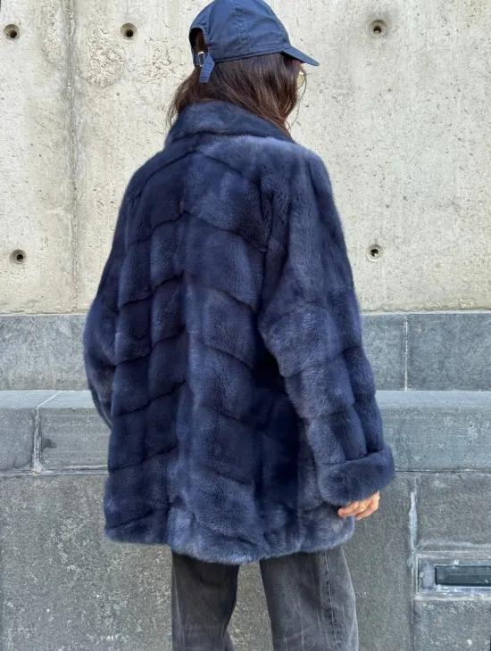 Короткая норковая шуба - автоледи - фото 3