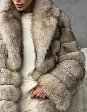 Шуба из песца - фото 1