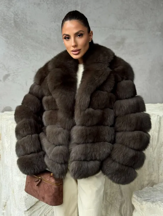 Шуба под соболя - короткая - фото 8