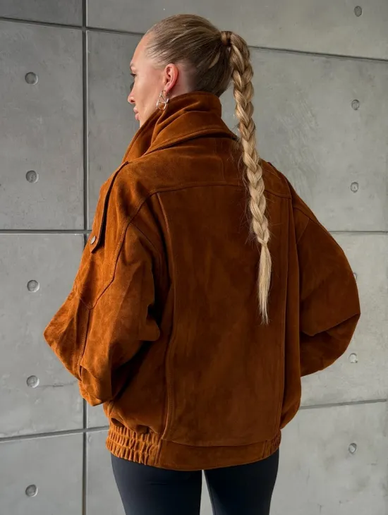 Замшевая куртка-косуха - фото 7