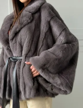 Автоледи норковая, модель -  «Летучая мышь» - фото 2