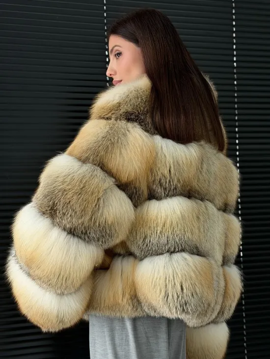 Полушубок из лисы - фото 9