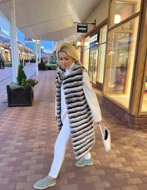 Жилет из меха орилага под шиншиллу - фото 3