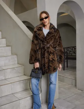 Норка летучая мышь английский воротник, принт - фото 4