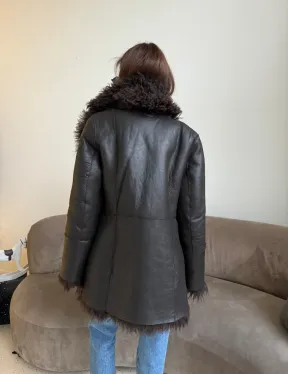 Шуба - дубленка из натуральной овчины (двусторонняя) - фото 6